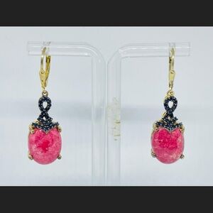 Sterling Norwegian Thalite earrings